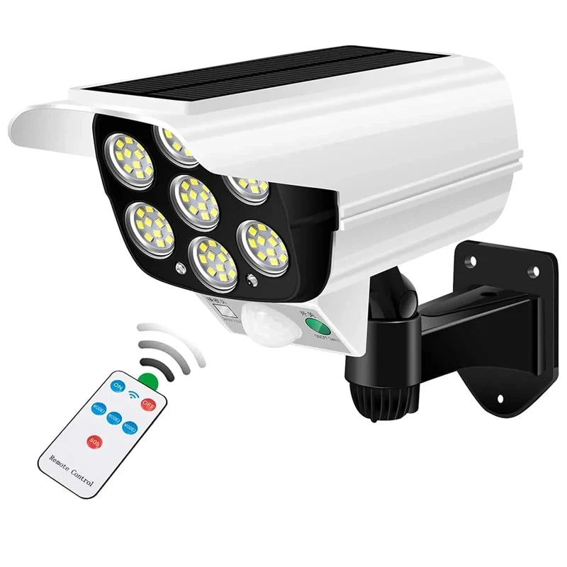 Lampara Solar Exterior con Sensor de Movimiento