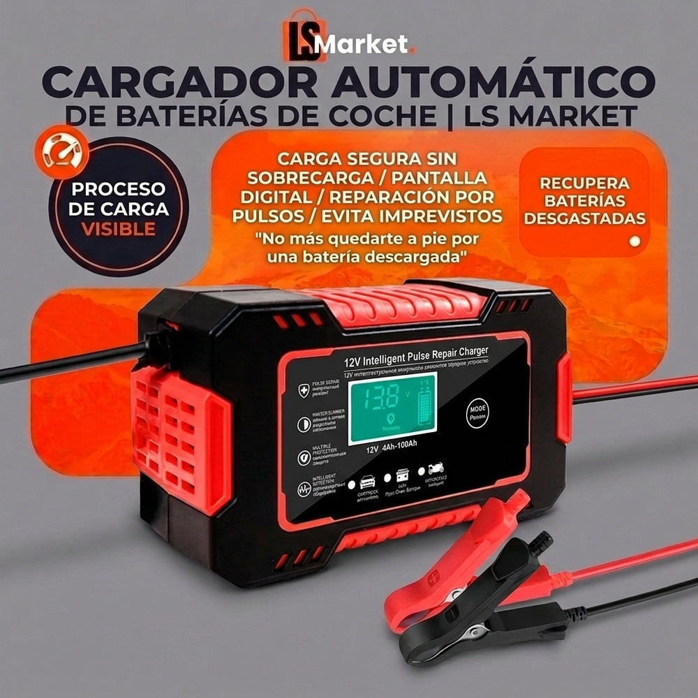 Cargador Automatico De Baterias De Coche